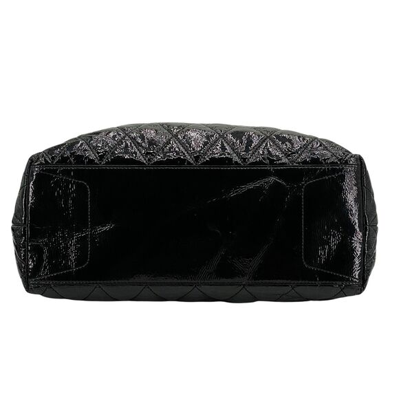 Coach Poppy Daisy Liquid Gloss Black Shoulder Bag Tote 18674 - Picture 6 of 16